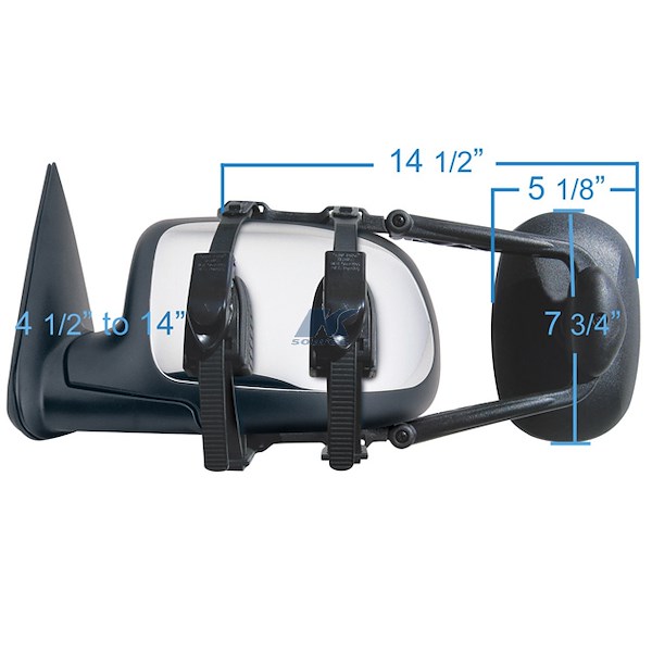 K-source Univ Towing Mirror Single 3891