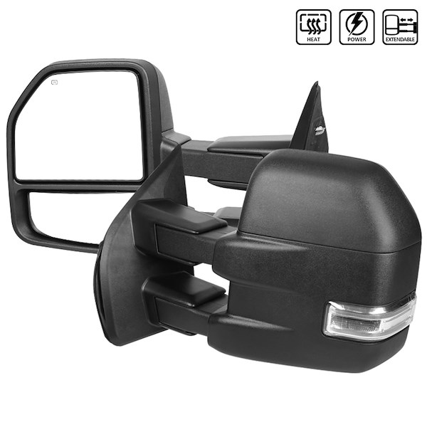 Spec-d Tunin Towing Mirrors-Black Texture 5015F3HPFS