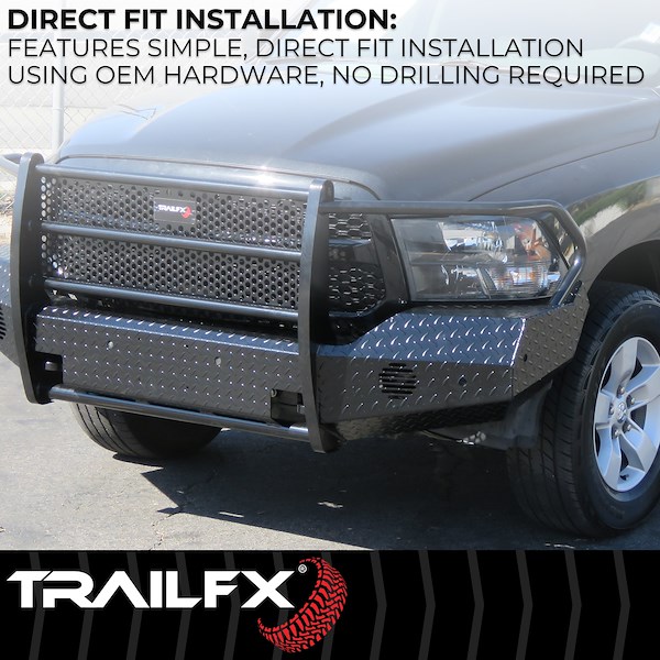 TrailFX Full Repl Front Bumper Ford F150 FX3013A