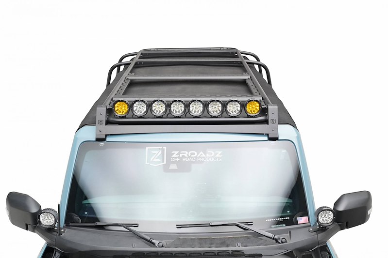 T-Rex Grilles 21-23 Bronco Roof Rack Led Kit (6) WRDKIT6W2A