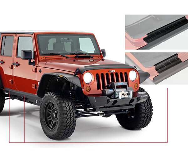 Bushwacker Trl Armor Rocker Wrangler Jl 18-19 14085