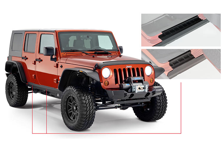 Bushwacker Trl Armor Rocker Wrangler Jl 18-19 14085