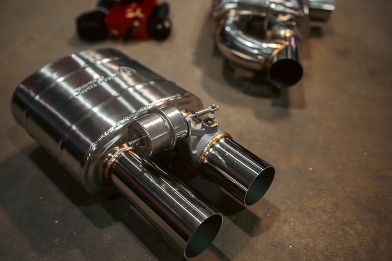 Valvetronic Designs Valved Muffler Kit 63Mm Dualout X2 63UALOUTX2