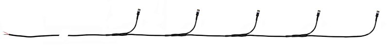 Quake LED 5 Pod Power Wire Hamess LBS985