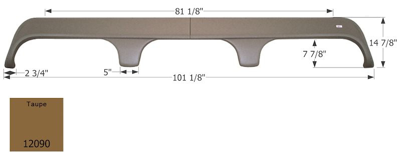 ICON Vehicle Dynamics Holiday Rambler Fender 12090