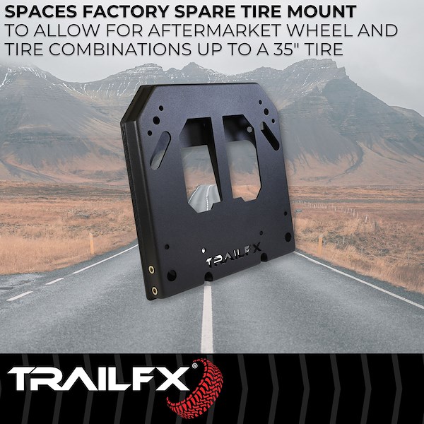 TrailFX Bronco Spare Tire Carrier Spacer BR009T
