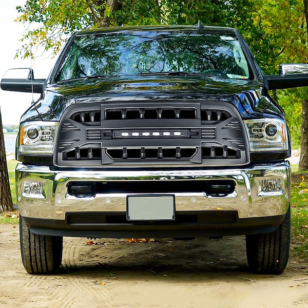 American Modified Armor Grille W/ Off-Road Lights; Ma MDEBA00143