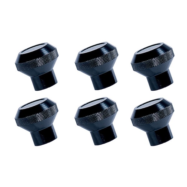 Rugged Ridge Billet Alum Dsh Knob Set 1142002