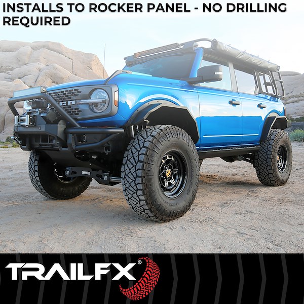 TrailFX Overland Running Board Jk Wrang 4Dr ORB005