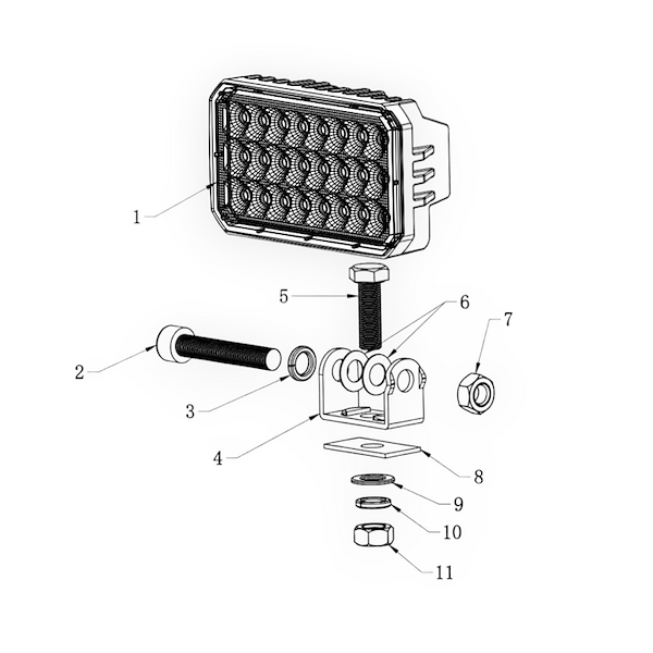 ARC Lighting Builtbright Work Pod Task BB44041