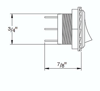 Hella Swtch Spst Rckr Led Am H61922001