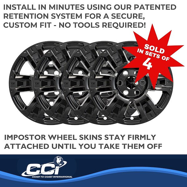 Coast2coast Ws 16-19 Titan Gl Bk 18' 6 Spoke IMP403BLK