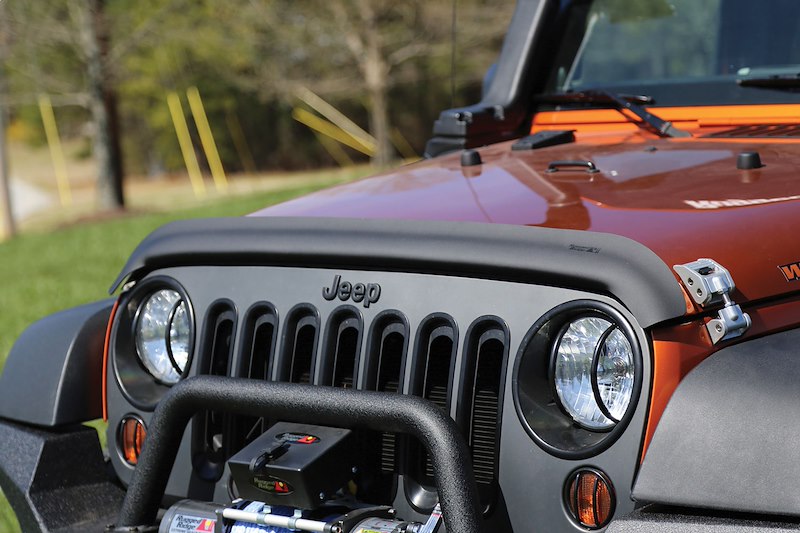 Rugged Ridge Black Matte Bug Deflector 1134802
