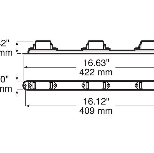 Peterson Mfg Id Light Bar V1073R