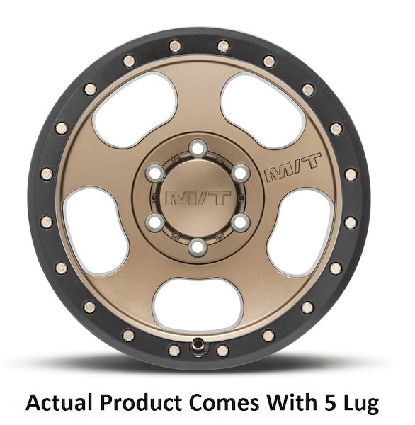 M.t. Wheel 18X9 5X5 4.53 Mt Canyon Pro Bronze 274672
