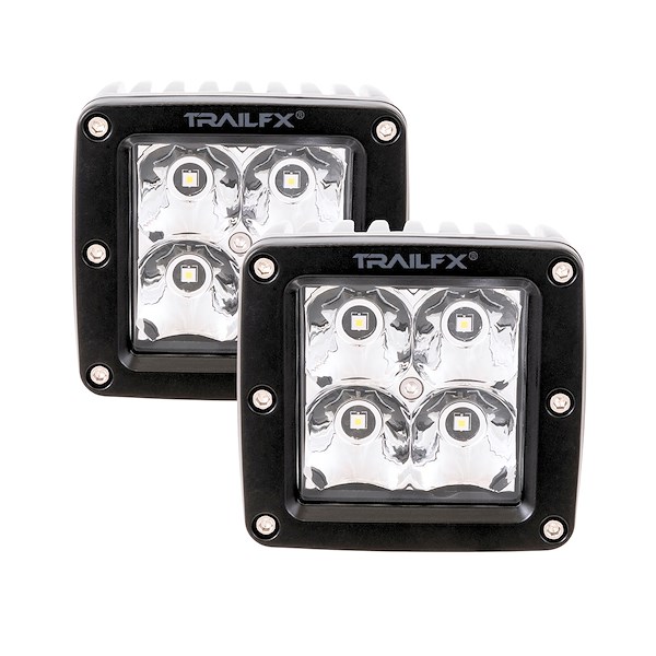 TrailFX 2X2 Pod 4X5W Sp Pr Bk Lens Cvr 2X2S2