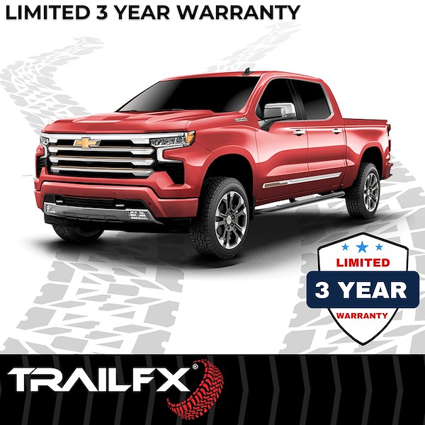 TrailFX 3' Nerf Bar Blk Body Mt A0029B
