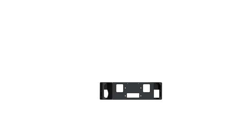 Road Armor Vaquero Frnt Winch Plates 6181VWP