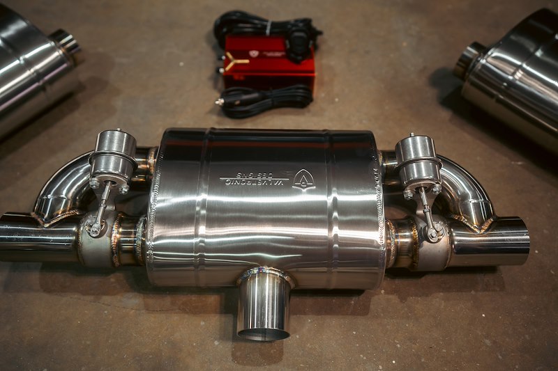 Valvetronic Designs Valved Muffler Kit 63Mm Tstyle MMTSTYLEX1