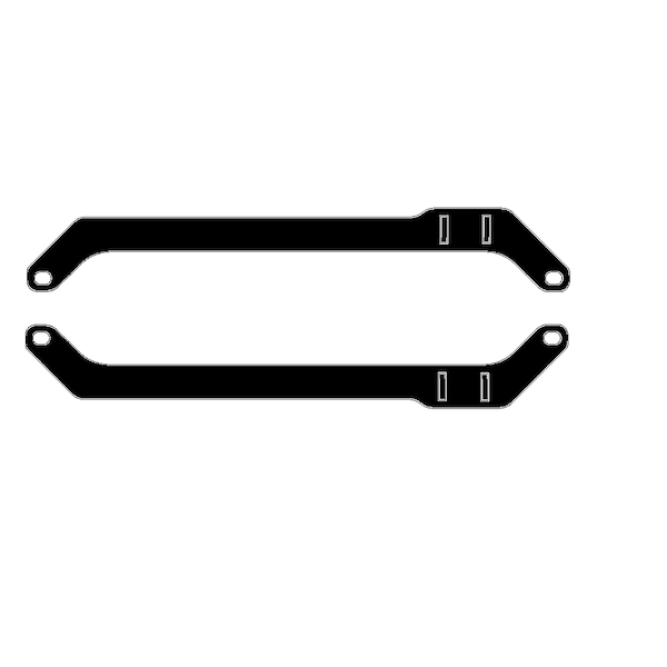 Exposed Rack Jk Front Brkts Wblts 8009924
