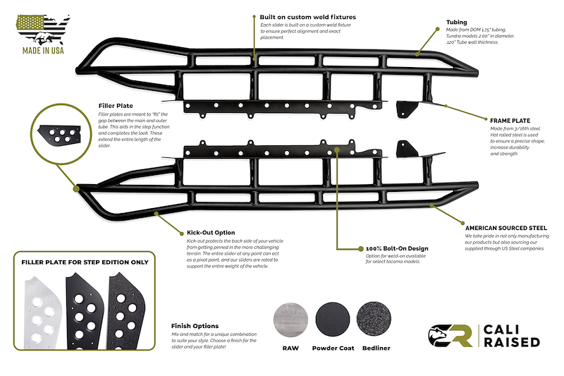 Cali Raised LED 2010-2021 Toyota 4Runner Step Editi CR2684