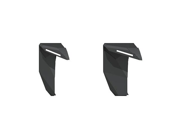 Road Armor Stealth Fender Flare Body Armor; Fr 518AFFWB
