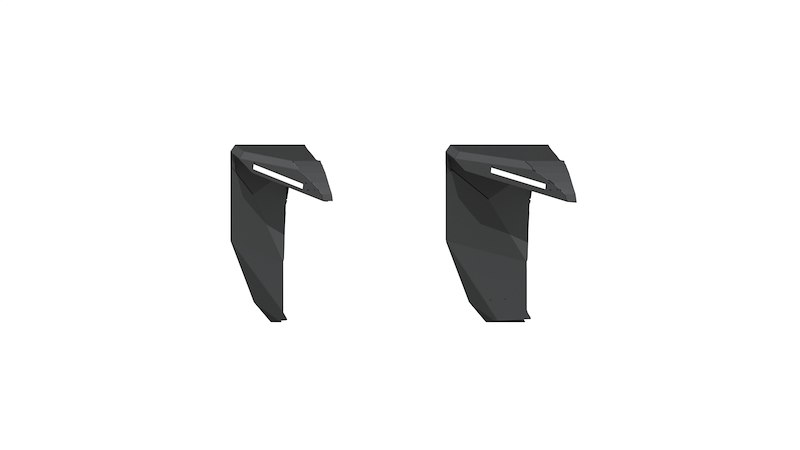 Road Armor Stealth Fender Flare Body Armor; Fr 518AFFWB