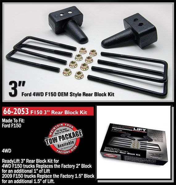 ReadyLift F150 Oem Style Block Kit 662053