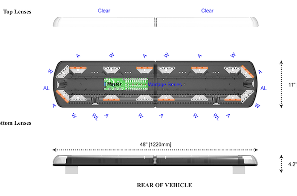 ECCO 48′ Led Lightbar 1252571ES