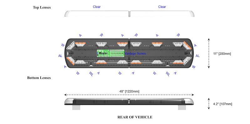 ECCO 48' Led Lightbar 1252571ES