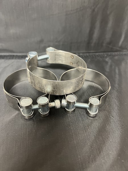Helix Racing Stainless Steel Muffler Clamp 2.63 2122774