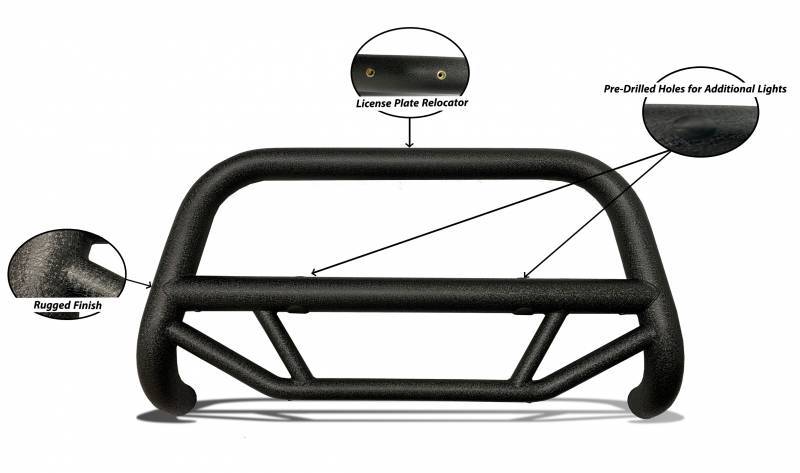 Black Horse Off Road Max T Bull Bar MBTMT0312