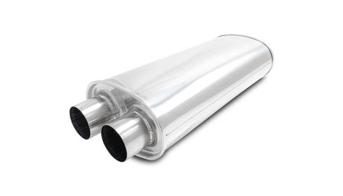 Vibrant Performance Streetpower Oval Muffler 2.50' Inl 10538