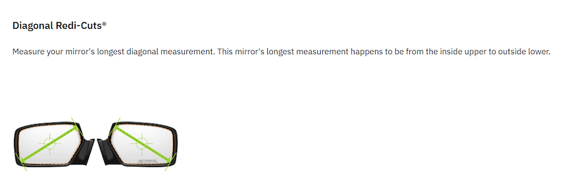Burco Mirror Side View Mirror Heated 3746H