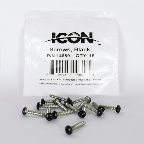 ICON Vehicle Dynamics Screws Qty 15 Painted Fender Ins 14689