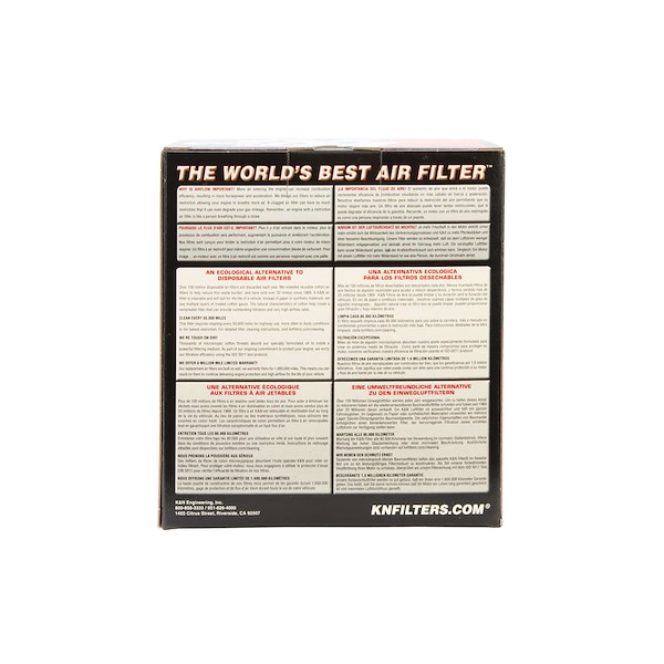 K&N Universal Clamp-On Air Filter RU1005