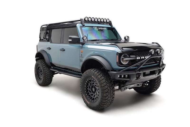 T-Rex Grilles 21-23 Bronco Roof Rack Led Kit (8) 090WRDKIT8
