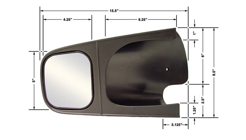 CIPA Tow Mirror Pr.Dodge 98' 10500
