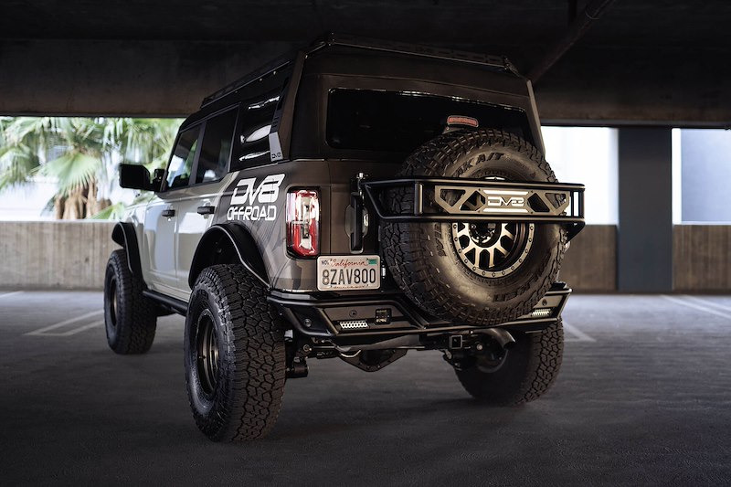 DV8 Offroad 2021-2023 Ford Bronco Rear License LPBR03