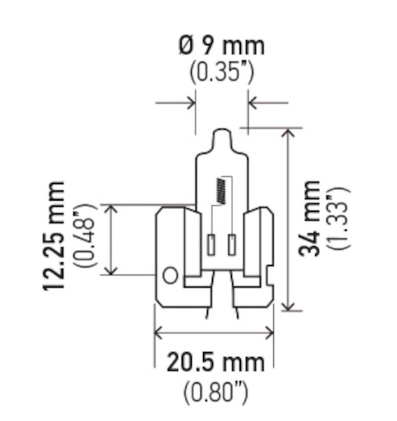 Hella Bulb H2 12V 55W X511 T3 002857122