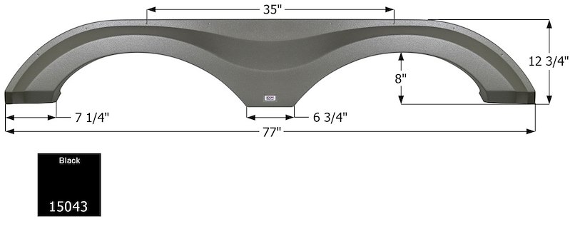 ICON Vehicle Dynamics Fender Skirt Tandem Grand Design 15043