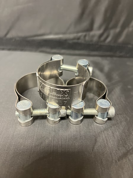 Helix Racing Stainless Steel Muffler Clamp 1.56 2122757