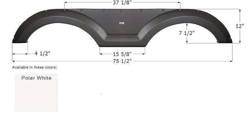 ICON Vehicle Dynamics Coachmen Tandem Fender Skirt Fs4271 15006
