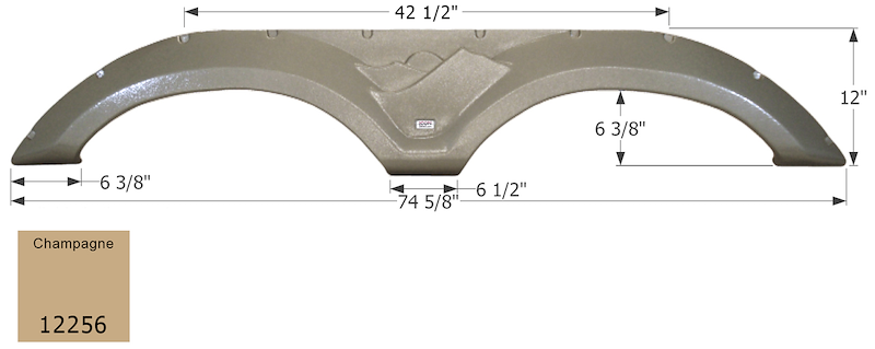 ICON Vehicle Dynamics Fender Skirt Keystone Ch 12256
