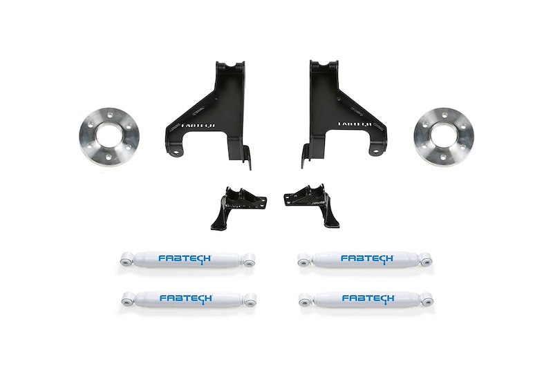 Fabtech Aux Shock Kit W/ Perf Shks 2015-21 K9012