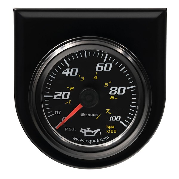 Equus Gauge Oil Pressure 2' 0-100Psi E6244
