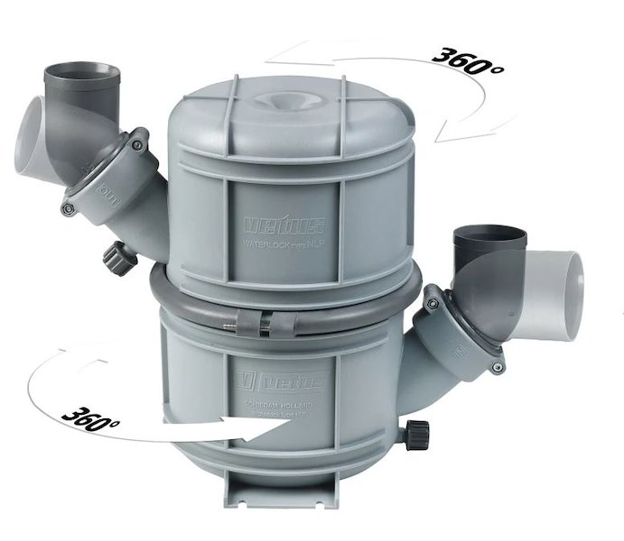 Vetus Rotatable Waterlock/Muffler Type Nl NLP50