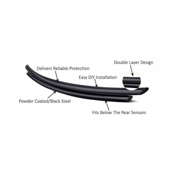Black Horse Off Road Rear Bumper Guard CRDLNN401B