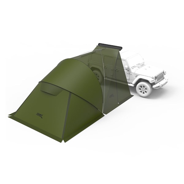 3D Mats/u-ac Modular Car Awning Annex Tent/ Army 6161AAG