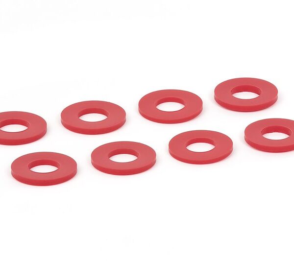 Daystar D-Ring Washers Pair Red KU71074RE